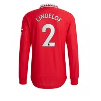 Manchester United Victor Lindelof #2 Hjemmebanetrøje 2022-23 Langærmet